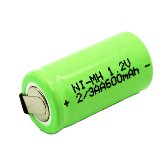 1.2 VOLT 600 MAH NI-MH 2/3AA ŞARJ EDİLEBİLİR PUNTALI LİTYUM PİL