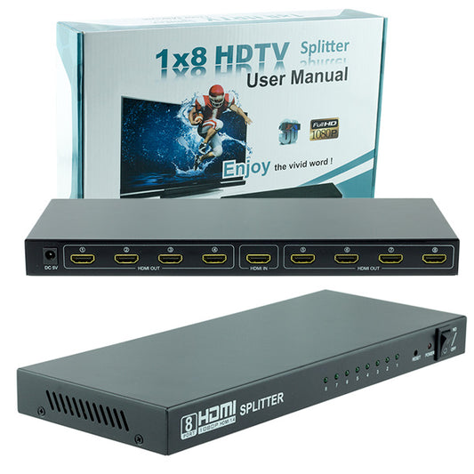 1.4V 1080P 8 PORT HDMI SPLITTER DAĞITICI
