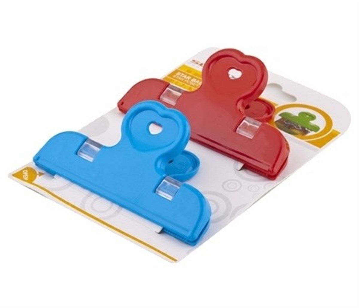 2'li Pratik Torba Paket Ve Poşet Kapatıcı Kilitli Klips Mandal