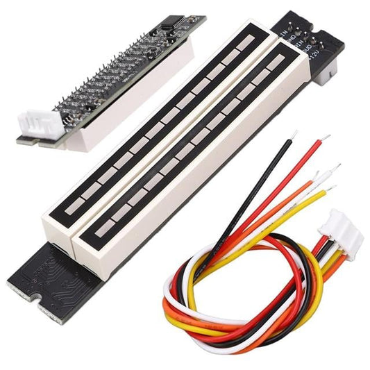 12Bit Led Müzik Seviyesi Gösterge Modülü Turuncu Kırmızı DC12Volt