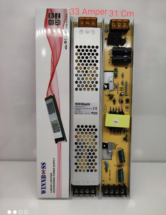 12V-33A-400W-IP20 ULTRA SLİM TRAFO