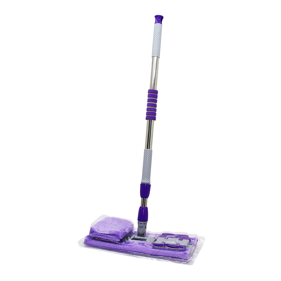 130CM SAPLI 360° DÖNER SAPLI PALET MOP - M.FİBER PASPAS YEDEK BEZLİ DUVAR SİLME MOP