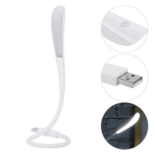 14 Ledli Beyaz Esnek Usb Led Lamba 3 Kademeli