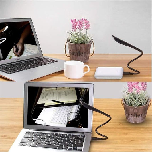 14 Ledli Siyah Esnek Usb Led Lamba