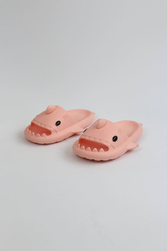 WG500 Köpekbalığı Pembe Unisex Tam Ortopedik Terlik Shark Slides