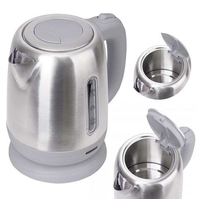 1800W 1.8 Litre Lüks Çelik Su Isıtıcı Kettle İnox CRW-7211