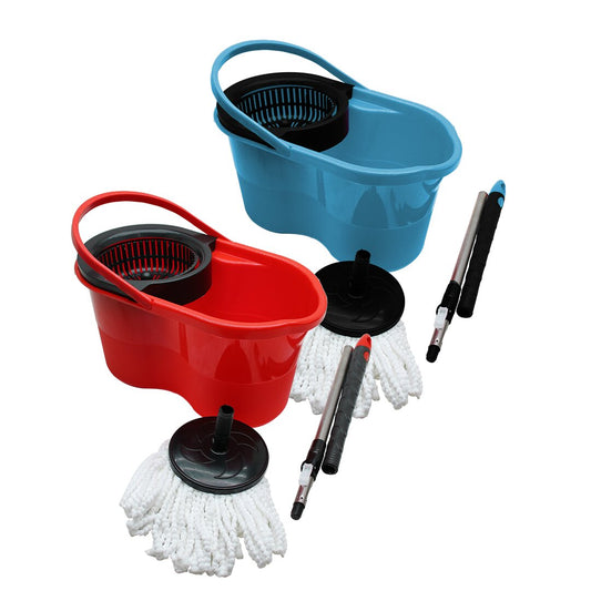 18LT---ŞİRİNK--- RENKLİ OTOMATİK DÖNERLİ KOVA MOP TEMİZLİK SETİ