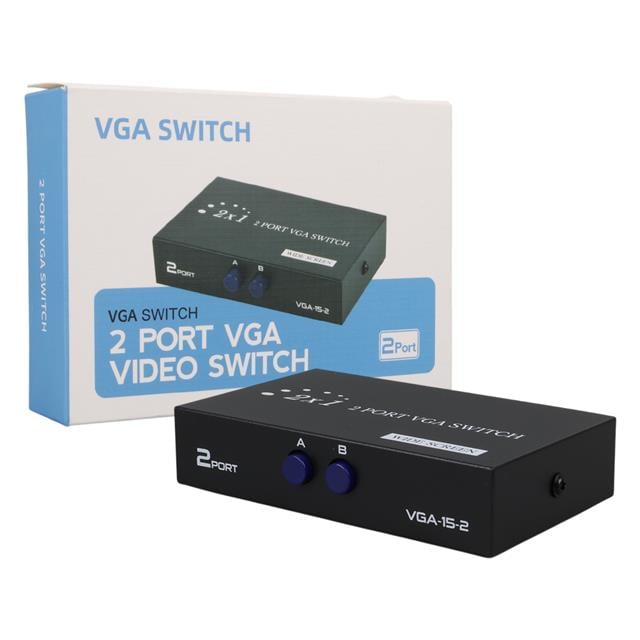 2 GİRİŞ 1 ÇIKIŞ VGA TOPLAYICI SWITCH