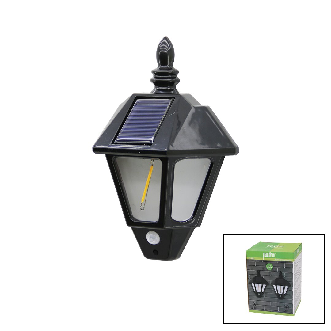 2 PCS  SOLAR - GÜNEŞ ENERJİLİ DUVAR LAMBASI COB LED SENSÖRLÜ= 3 MOD FONKSİYON BAHÇE-BALKON-SOKAK PT-2981