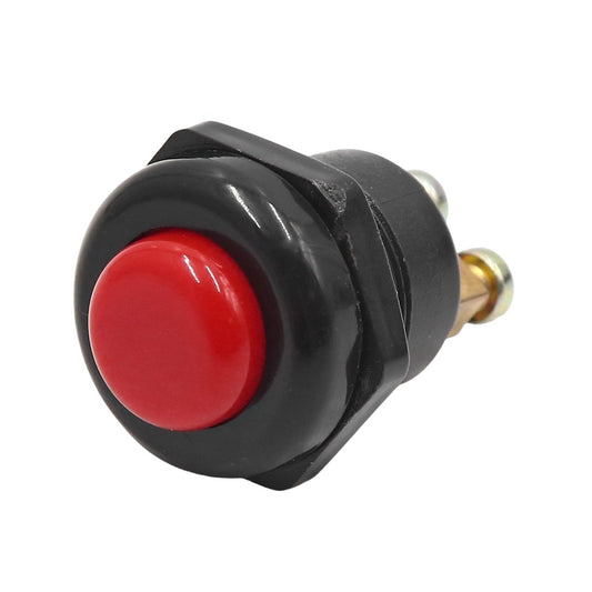 22 MM PLASTİK 2P MARŞ-KORNA BUTONU KIRMIZI (IC-180A-1)