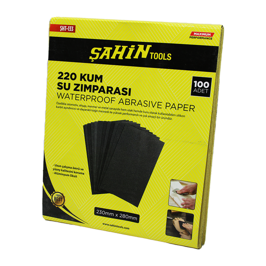 100 ADET 220 KUM KAĞIT SU ZIMPARASI