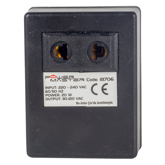 220V-110V 20VA AC/AC DÖNÜŞTÜRÜCÜ TRANSFORMATÖR