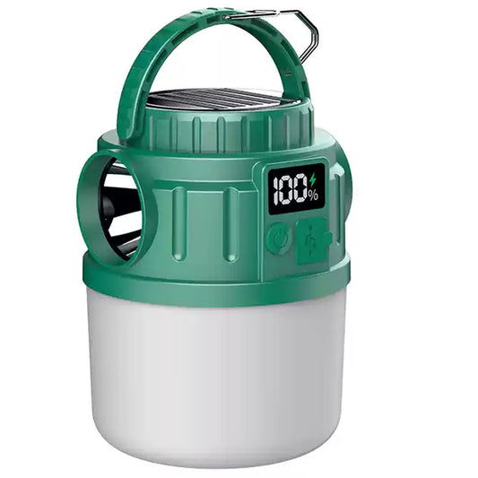 24 LED 5 AYDINLATMA MODU + 2 YAN IŞIK (BEYAZ / SARI) 1200 MAH SOLAR KAMP LAMBASI V65-3