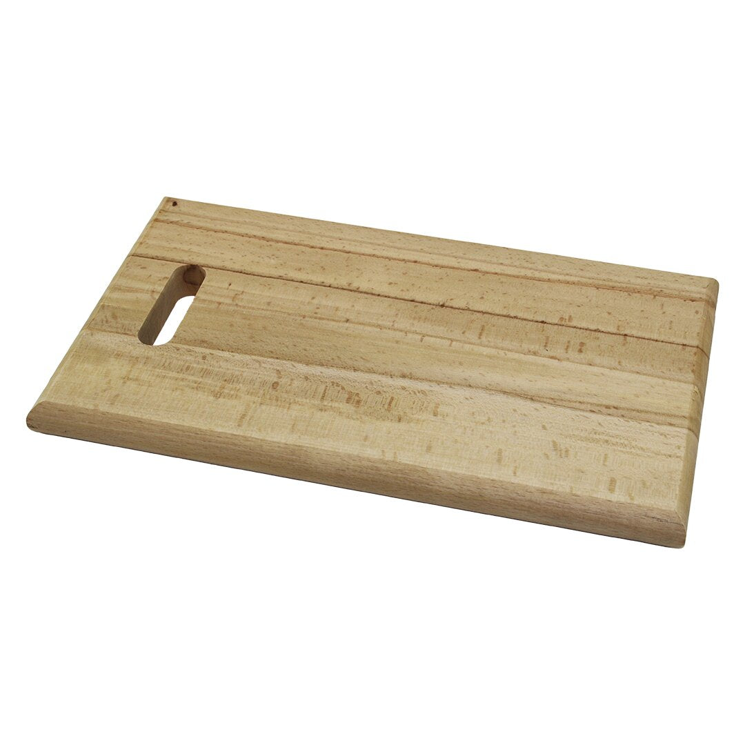 25X40CM KALIN=2.5CM AHŞAP KESİM PANOSU - ET TAHTASI EL GEÇMELİ KULP