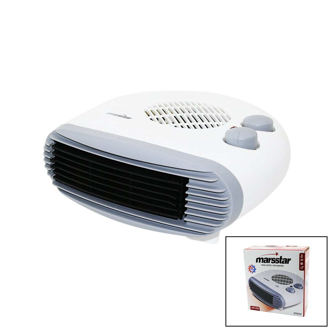 2IN1 = SICAK - SOĞUK TURBO FANLI ISITICI 2 KADEME SICAK - 1 KADEME SERİN 2000W MS-200