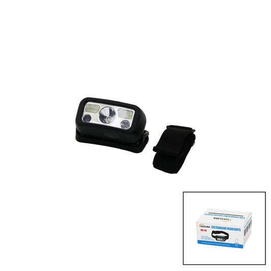 2IN1=TEK GÖZ LED - 2 GÖZ LED MİNİ KAFA LAMBASI FENER USB ŞARJLI