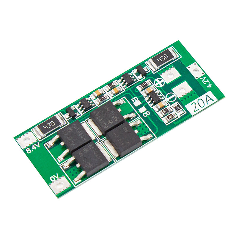2S 8,4V 20A ŞARJ VE DEŞARJ KORUMA KARTI (8.4V MATKAPLAR İÇİN KULLANILIR)