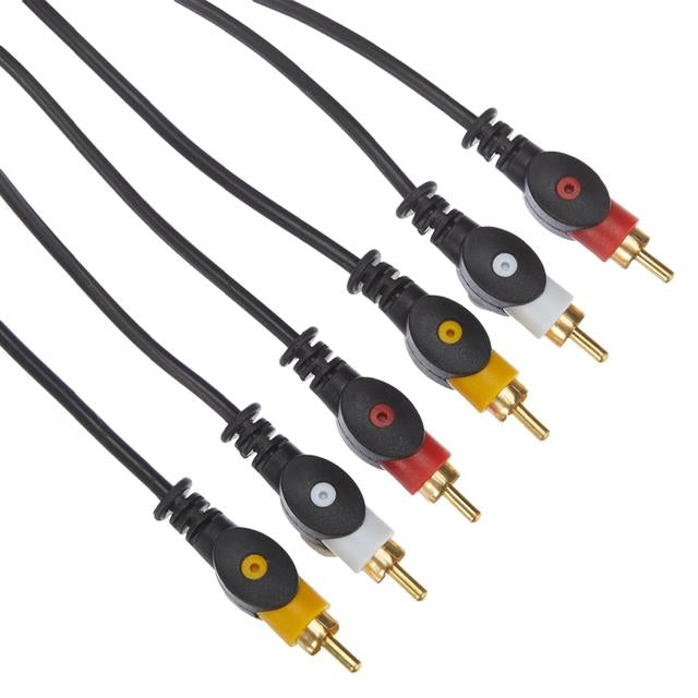 3 RCA + 3 RCA 5 METRE KALIN KABLO