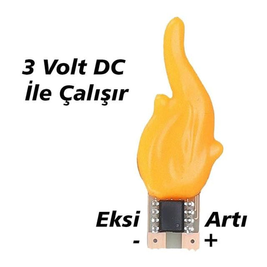 3Volt Cob Led Flaş Mum