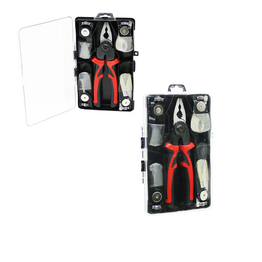 5 BAŞLIK ÇOK FONKSİYONLU PENSE SET TEL PENSE - KABLO KESİCİ - TEL SIYIRMA - MAKAS - SIKMA PENSE