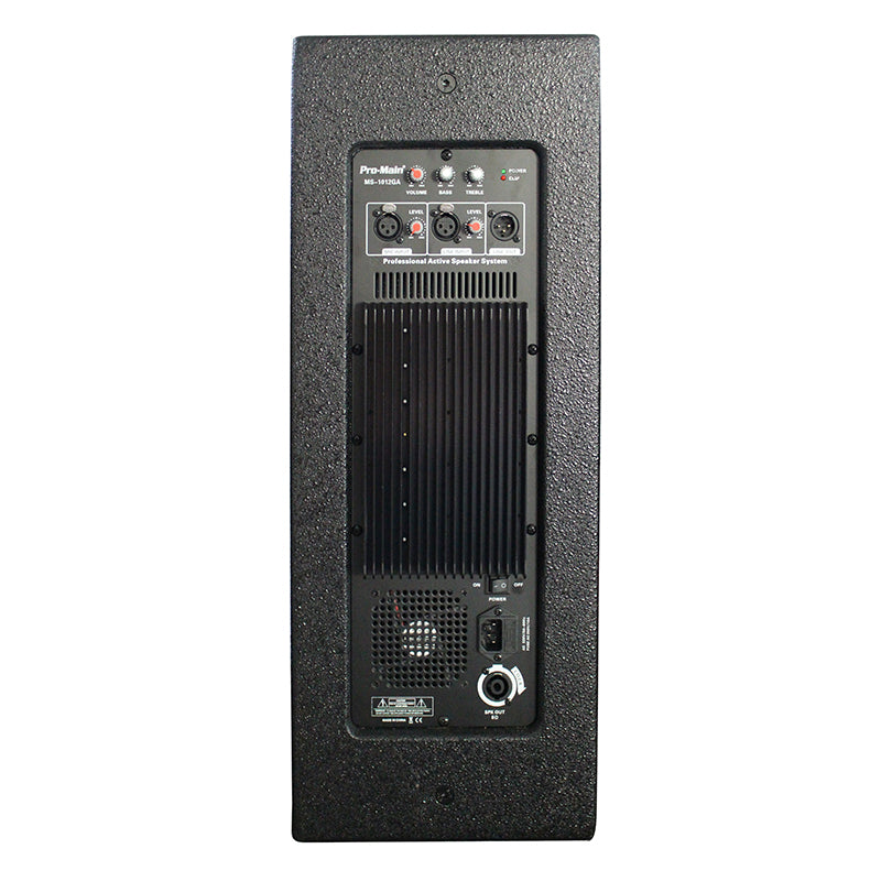 500 WATT 30 CM AKTİF AHŞAP KABİN HOPARLÖR MS-1012GA