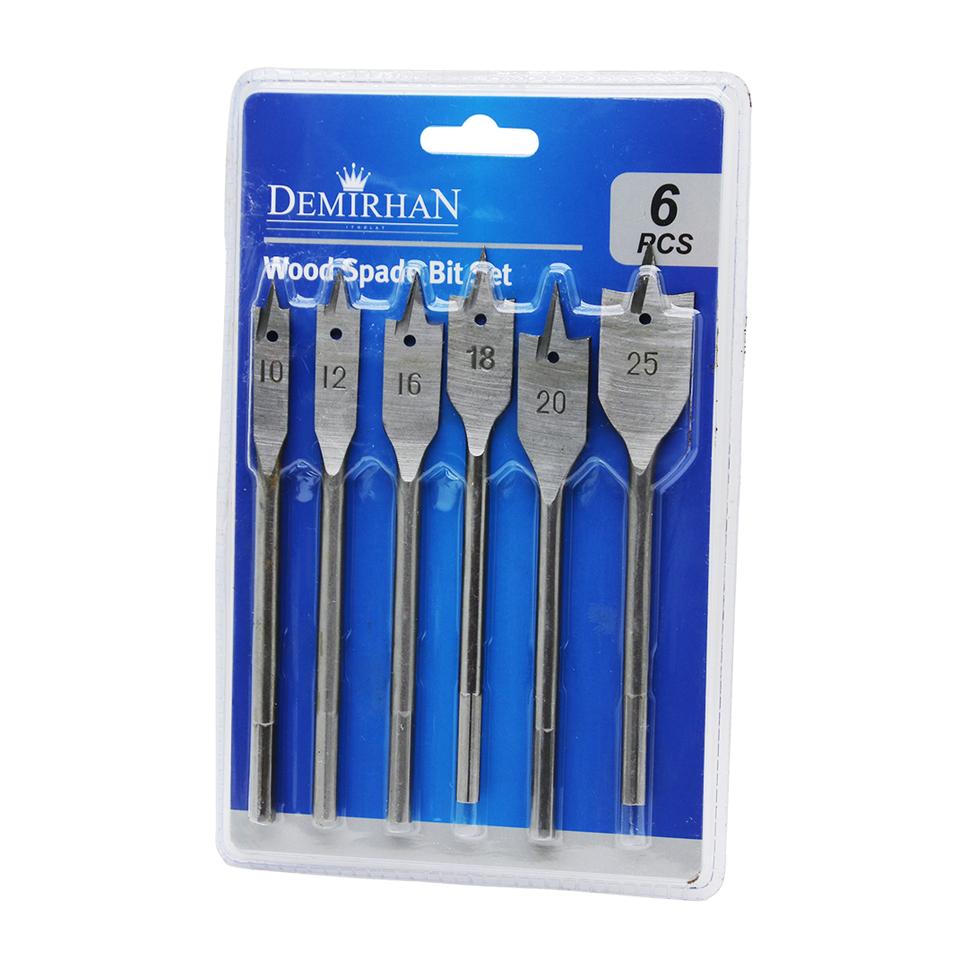 6 PARÇA  YAPRAK MATKAP UCU SET10-12-16-18-20-25