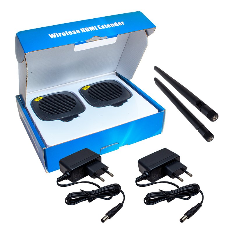 ANTENLİ HDMI KABLOSUZ EXTENDER 50 METRE UZATICI