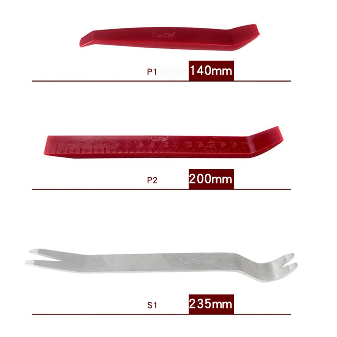ARAÇ İÇİ SES SİSTEMİ SÖKME - LASTİK SÖKME - KAPI DÜZELTME ÇIKARMA SETİ (17 PARÇA)
