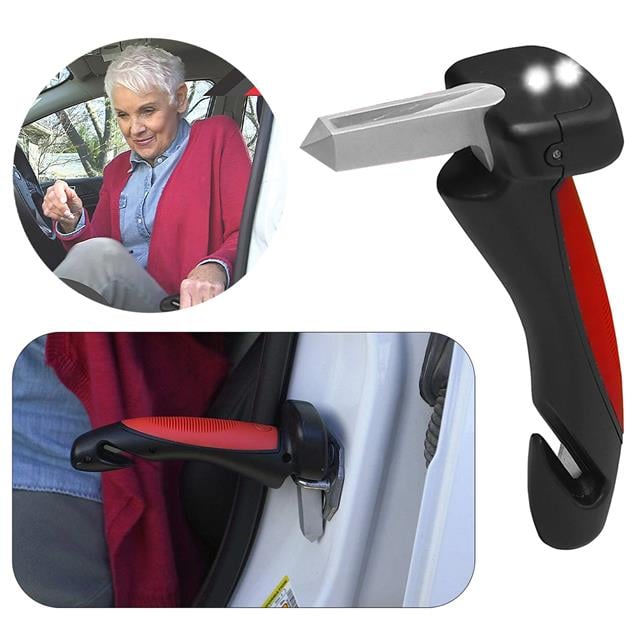 Araç İniş Destek Kolu Cam Kırıcı Fener Emniyet Kemeri Kesici Çok Fonksiyonlu