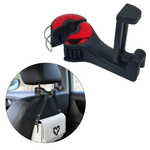 Araç Koltuk Arkası Kanca Askılık- Telefon Tutucu (Teleskopik)
