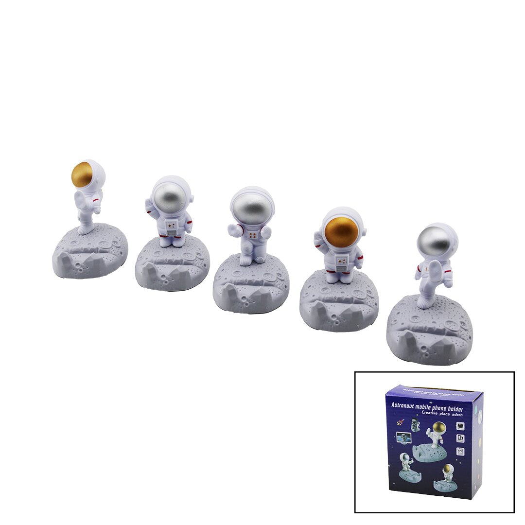 ASTRONOT UZAYDA  TELEFON TUTUCU MASAÜSTÜ  PLASTİK  MİX=ASTRONOT HAREKETİ