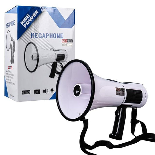 Bluetooth-Usb-Siren-Ses Kayıt Özellikli Dahili Bataryalı 100 Watt Büyük Boy Megafon