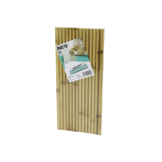 D.GEN  DÜZ KANALLI  ÇİFT TARAF=DÜZ - KANALLI AHŞAP BAMBU SERVİS SUNUM TAHTASI  17 X 39 X 1.5CM