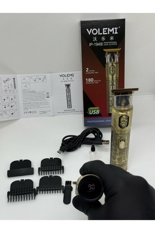 Dijital Göstergeli Saç Sakal Tıraş Makinesi - Sıfıra Yakın - IP-1949