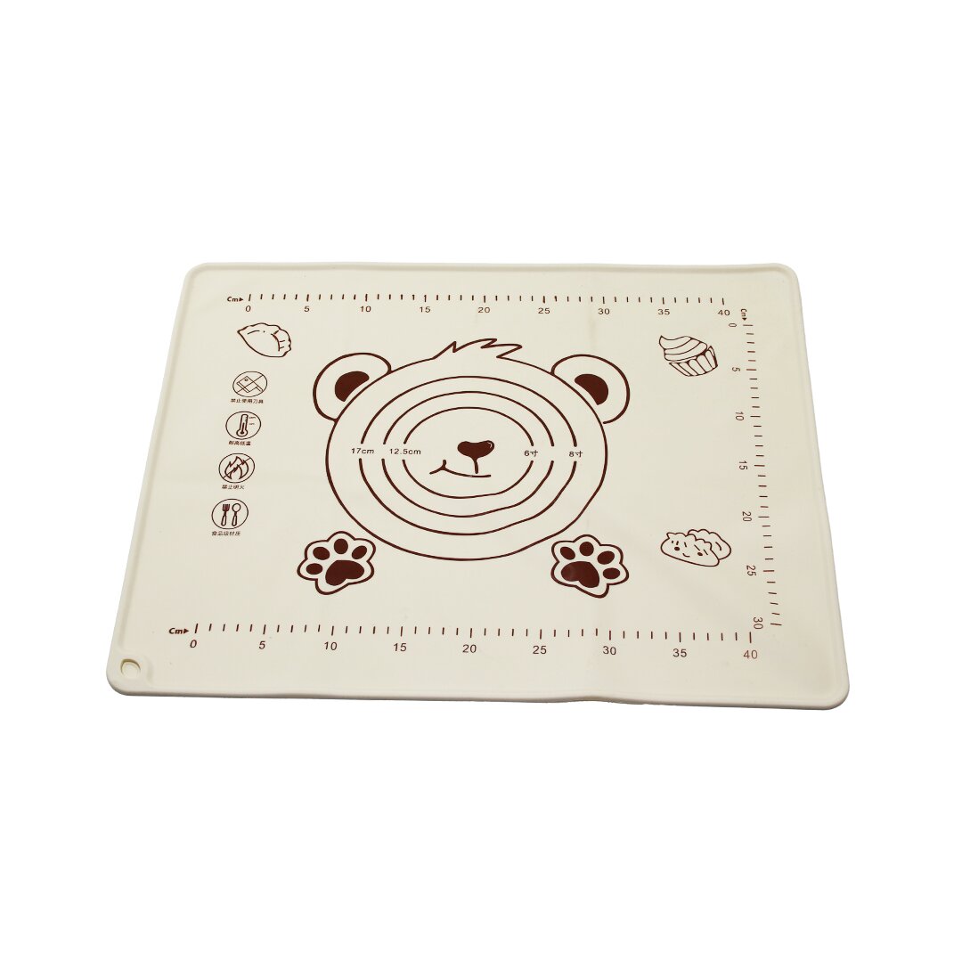 DİKDÖRTGEN 40X50CM RENKLİ SİLİKON HAMUR MATI ÖLÇEK ÇİZİMLİ 240GR