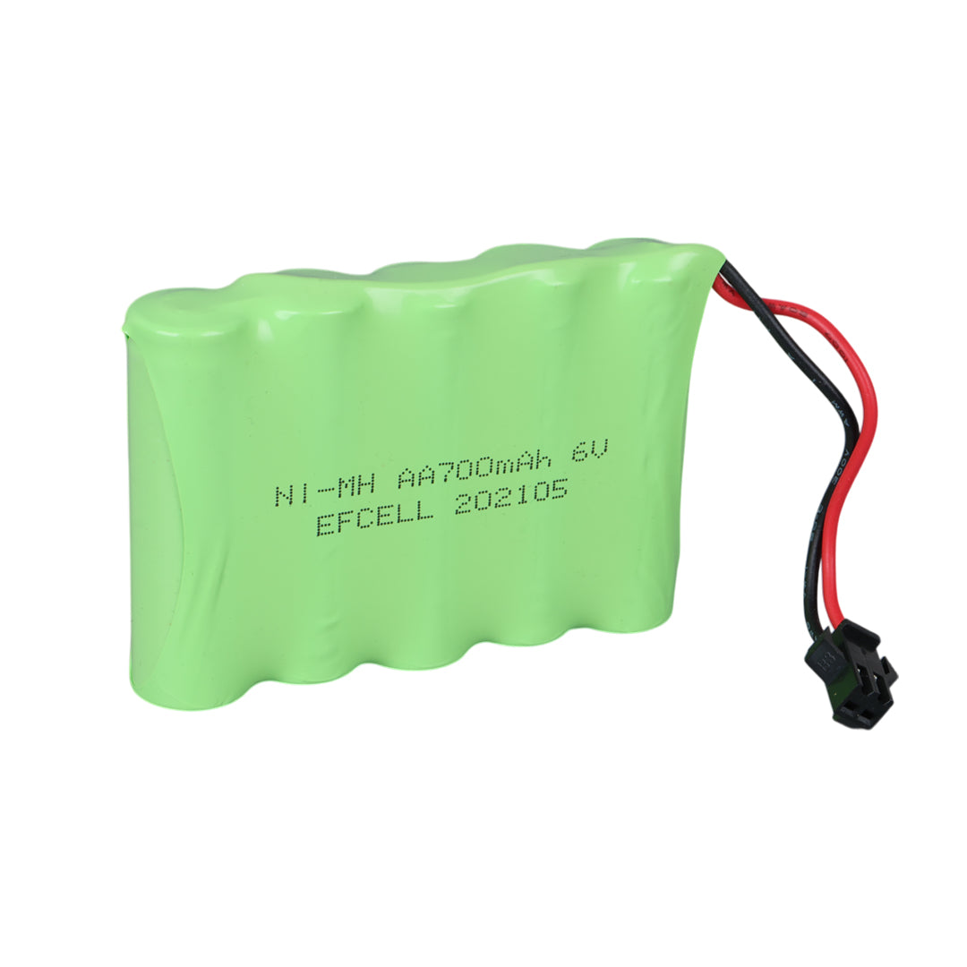 EFCELL EF-60700S 6 VOLT AA 700MAH 5Lİ SARJ EDİLEBİLİR OYUNCAK PİLİ (202105)