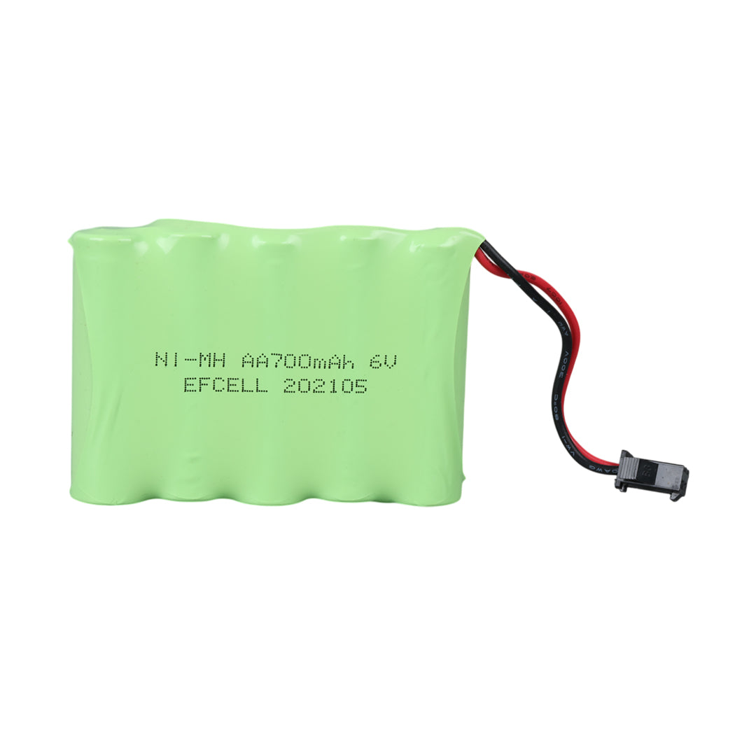 EFCELL EF-60700S 6 VOLT AA 700MAH 5Lİ SARJ EDİLEBİLİR OYUNCAK PİLİ (202105)