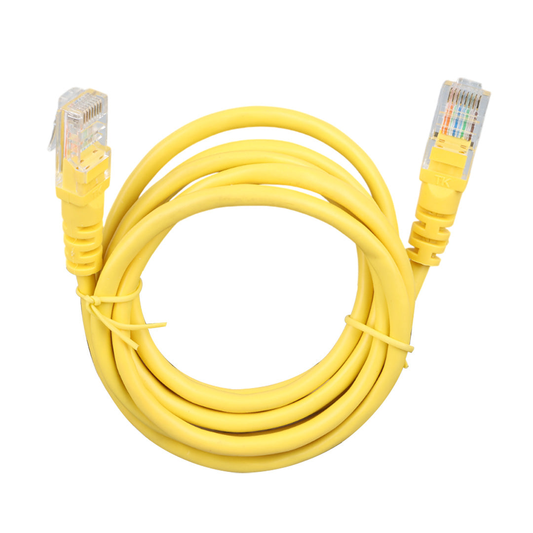 ELEKTROMER 1.5 METRE SARI 24 AWG CAT5 KABLO