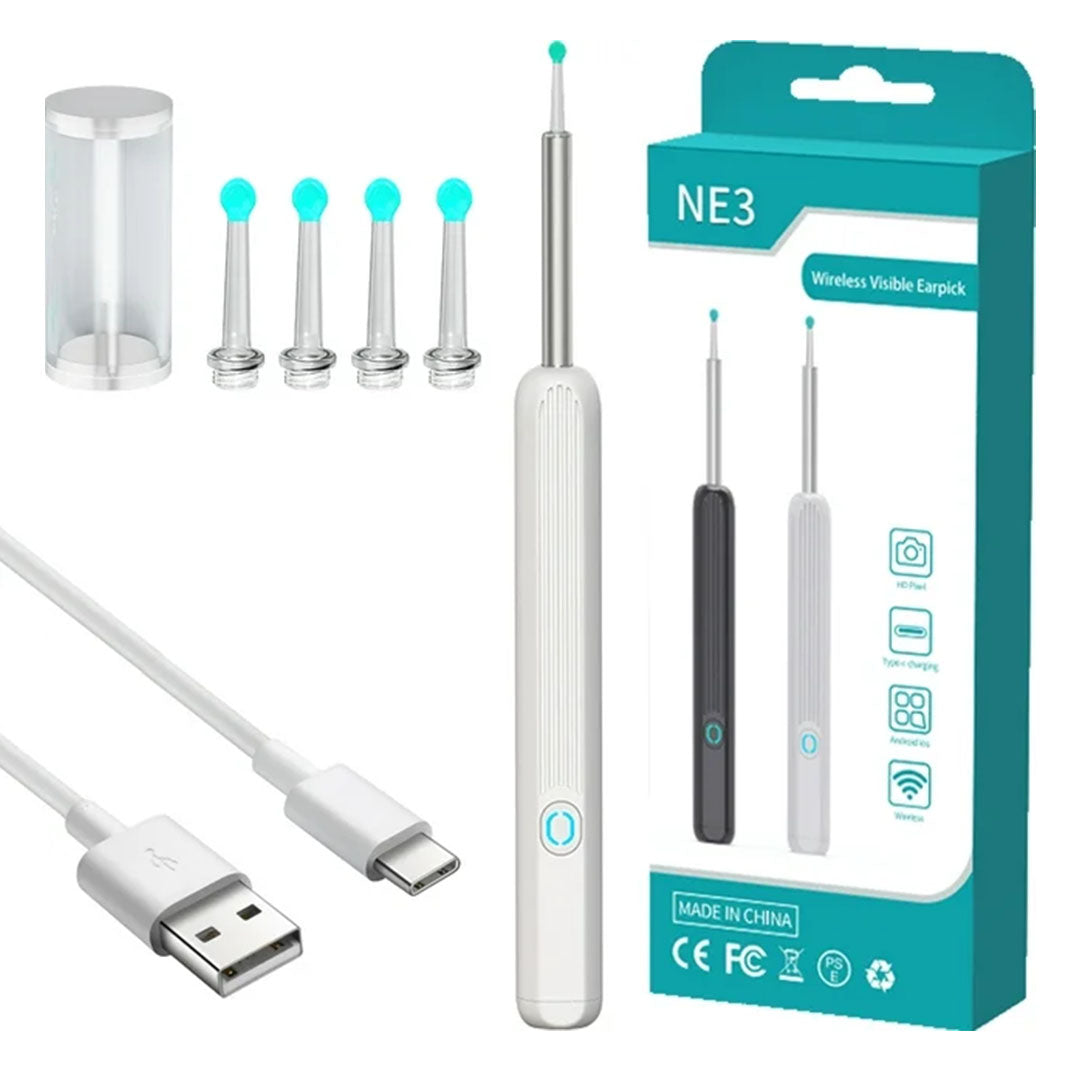 ENDOSKOP KAMERALI KULAK TEMİZLEME SETİ