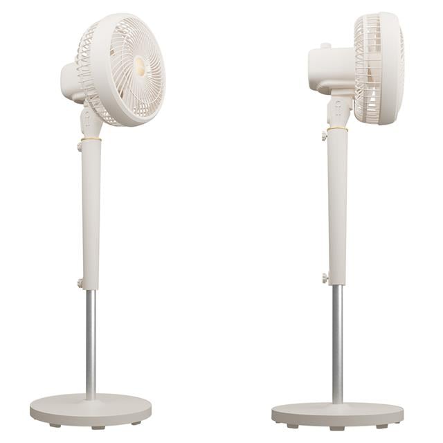 Fan12 Dynabreeze 9'' 70 Watt 3 Hız Kademeli 2000RPM Çift Motorlu Vantilatör Krem Gold