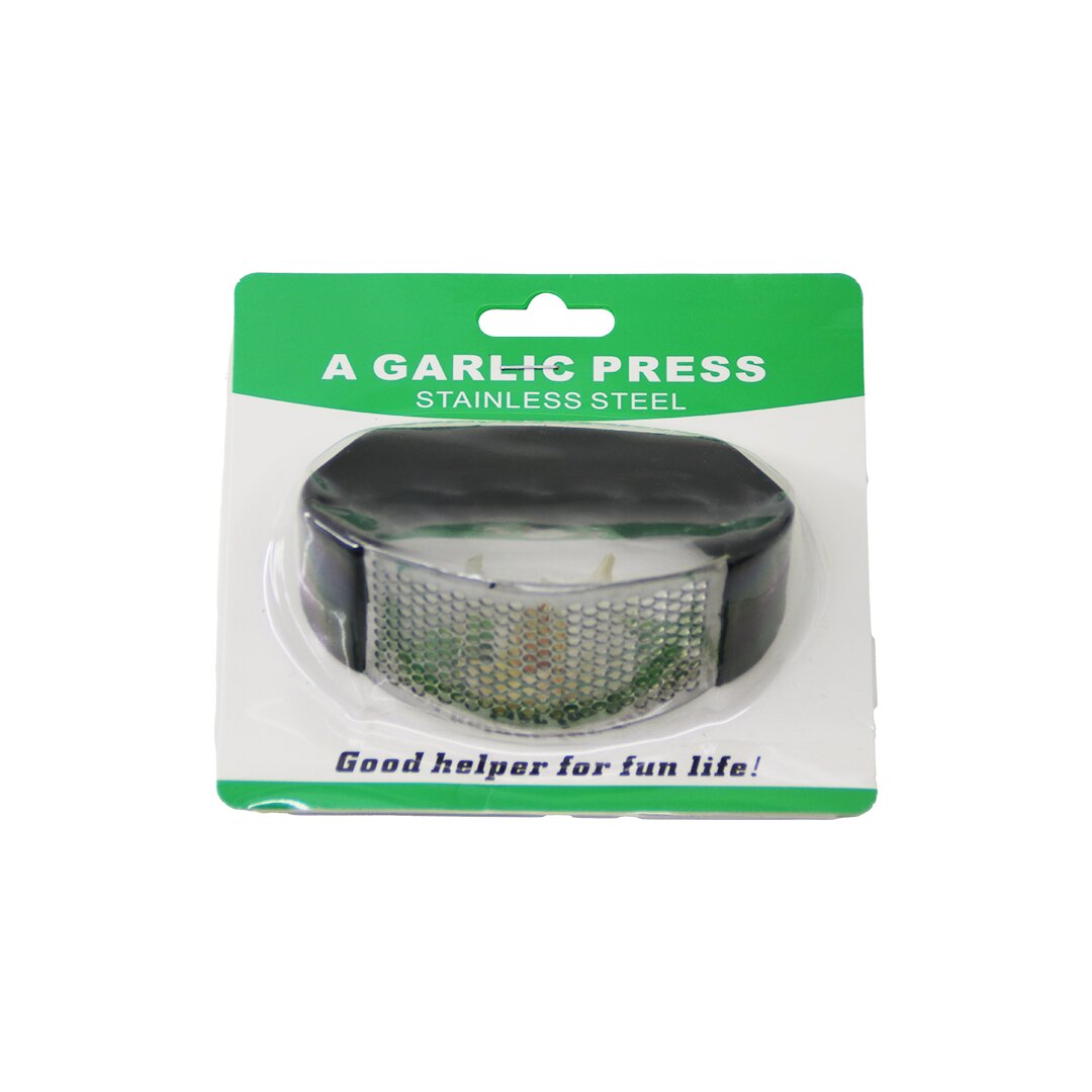 GARLIC PRESS METAL ZIRH MODELİ SARIMSAK EZİCİ PLASTİK TUTAMAÇLI