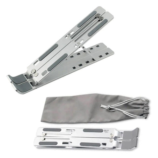 GRİ KATLANABILIR ALUMINYUM NOTEBOOK STANDI