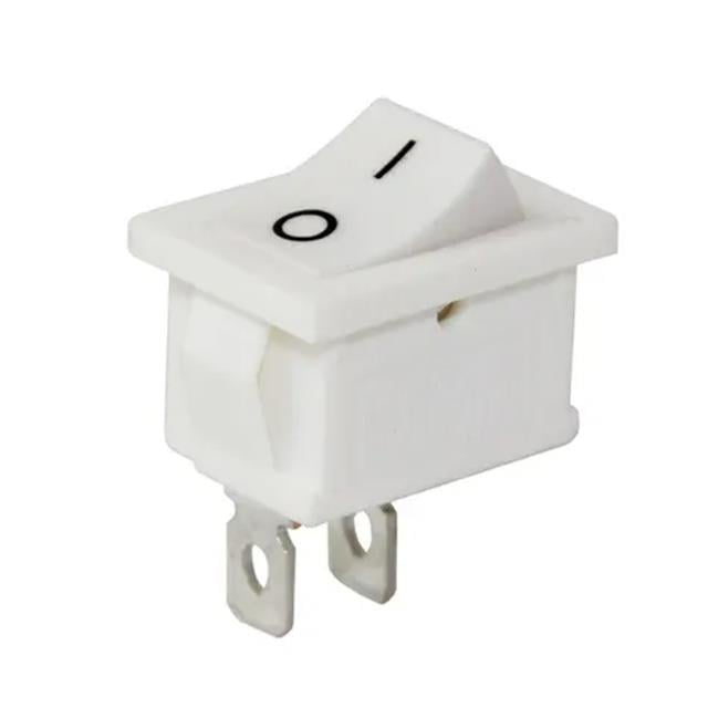 IC-125B-1 Mini Beyaz Işıksız ON-OFF Anahtar