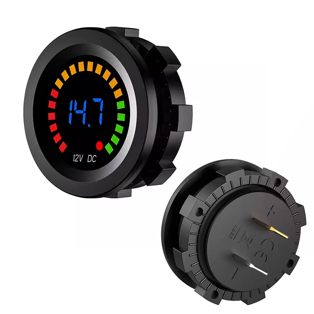 IC-230E VOLTMETRE PANO TİP 28MM 6-18V