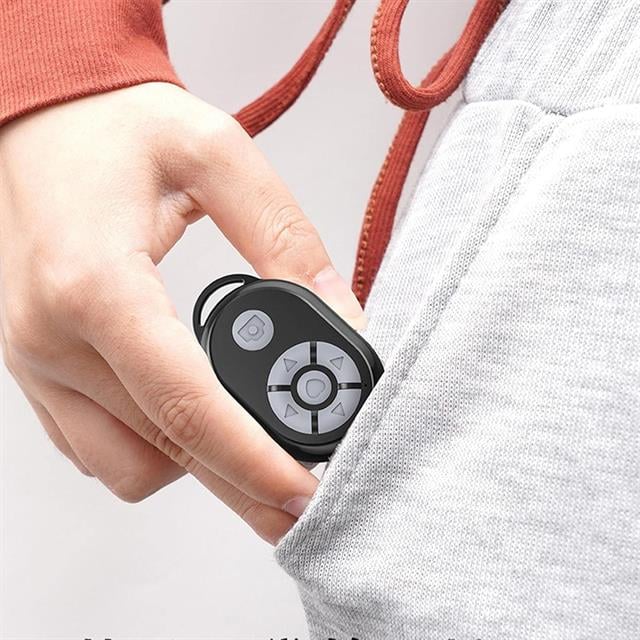 IOS/ANDROID CEP TELEFONU UYUMLU SİYAH BLUETOOTH KUMANDA