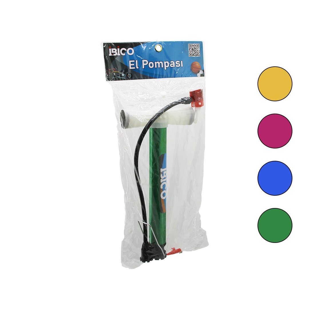 İRAN EL POMPASI METAL GÖVDE PLASTİK KOL - ALTLIK 30CM TOP - BİSİKLET - MOTOR