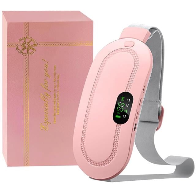 Karın Bel Sıcak Isıtma - Titreşimli Kramp Ağrı Kesici 3 Kademe Masaj Kemeri