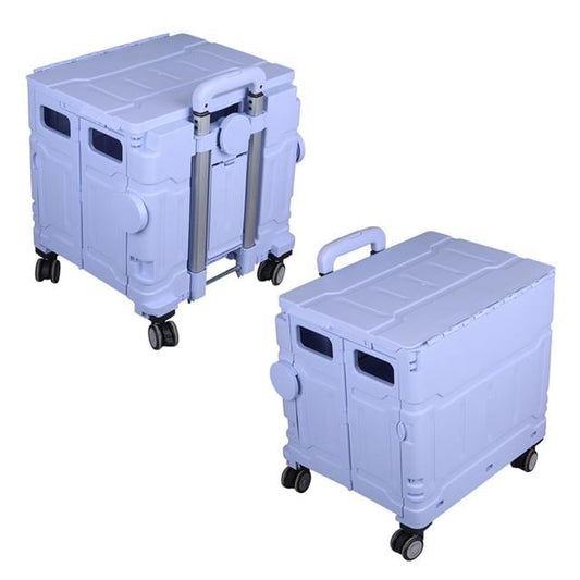 Katlanabilir Market Pazar Kamp Tekerlekli Alışveriş Arabası 60KG Kapasiteli