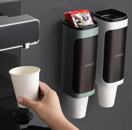 Kendinden Yapışkanlı Plastik - Karton Bardak Dispenseri