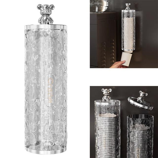 Kendinden Yapışkanlı Plastik - Karton Bardak Dispenseri